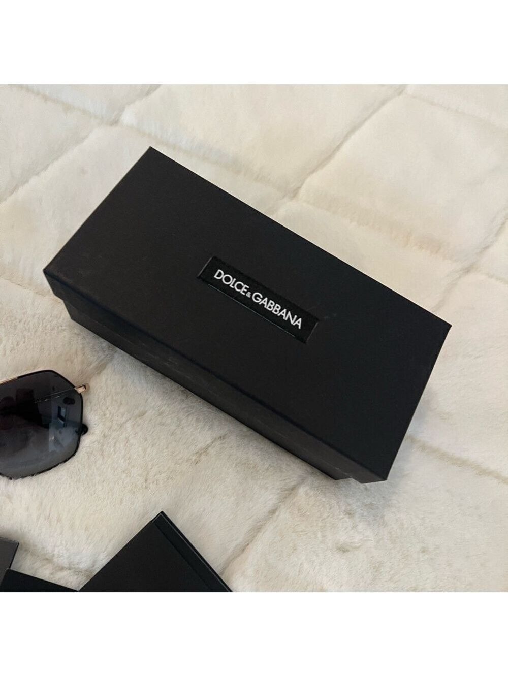 Dolce & Gabbana DG2157 Gold Aviator Polarized Polygon Sunglasses Black - Picture 5 of 15